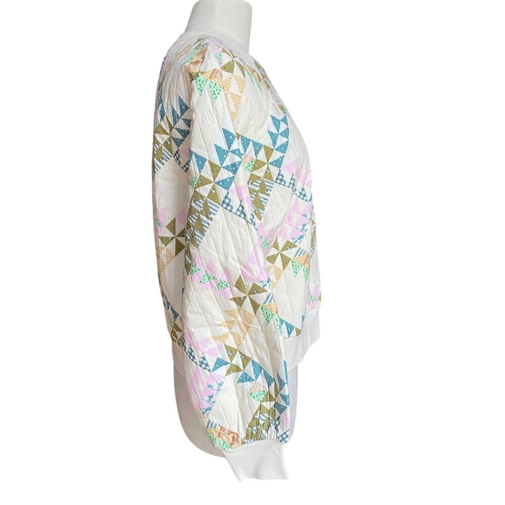 Nwot Universal Thread Patchwork Quilted Sweatshir… - image 6